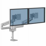 Ramię na 2 monitory TALLO Modular™ 2FMS (srebrne)