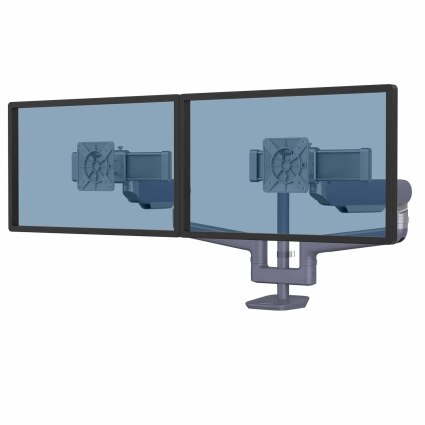 RisingEX™ ramię na 2 monitory 2FMS - niebieskoszare - In-Trend 