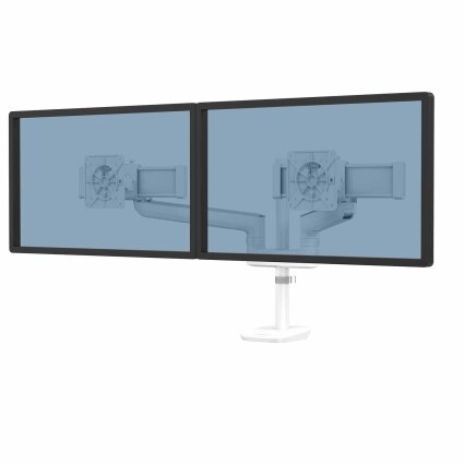 RisingEX™ ramię na 2 monitory 2FS - białe