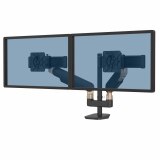 RisingEX™ ramię na 2 monitory 2MS - czarne/brązowe - Premium 
