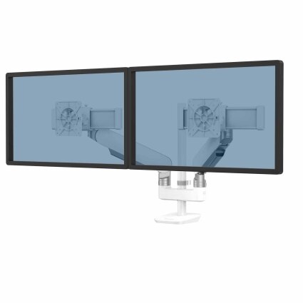 RisingEX™ ramię na 2 monitory 2MS - białe